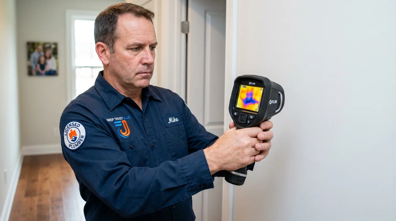 Thermal imaging leak detection by Johns Plumbing LLC in Montebello